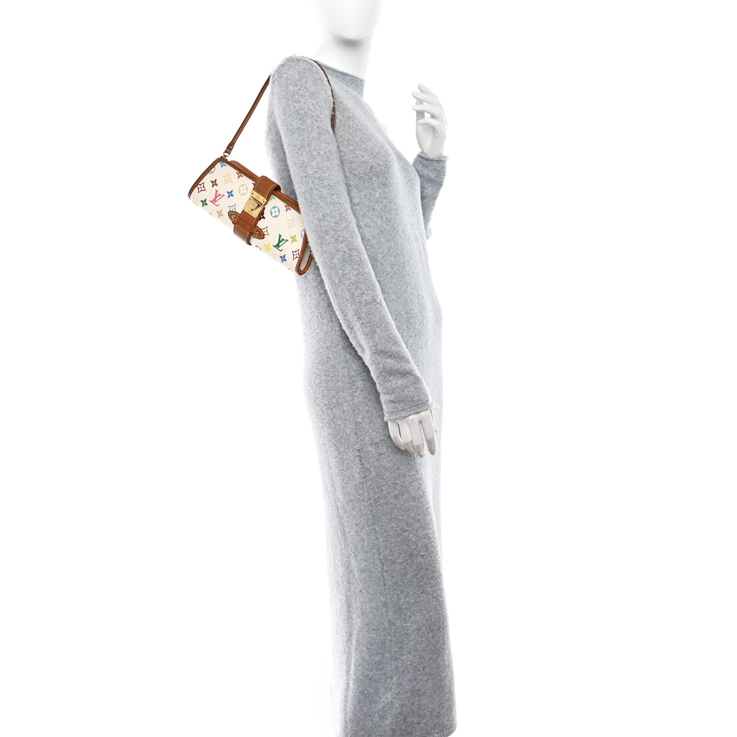 Louis Vuitton Monogram Multicolor Shirley White 2 of 16