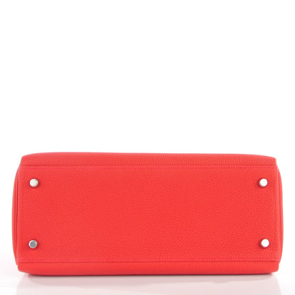 Hermes Togo Kelly Retourne 28 Geranium 6 of 23