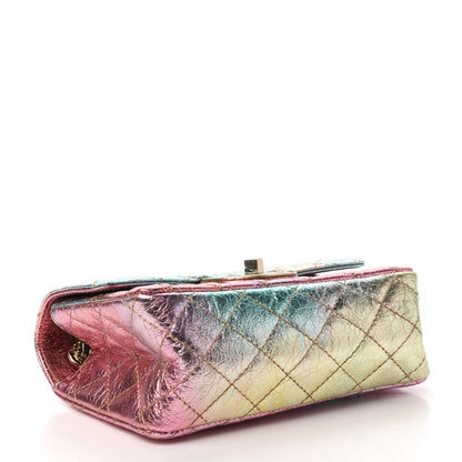 Chanel Metallic Goatskin Quilted Mini 2.55 Reissue Flap Multicolor 4 of 11