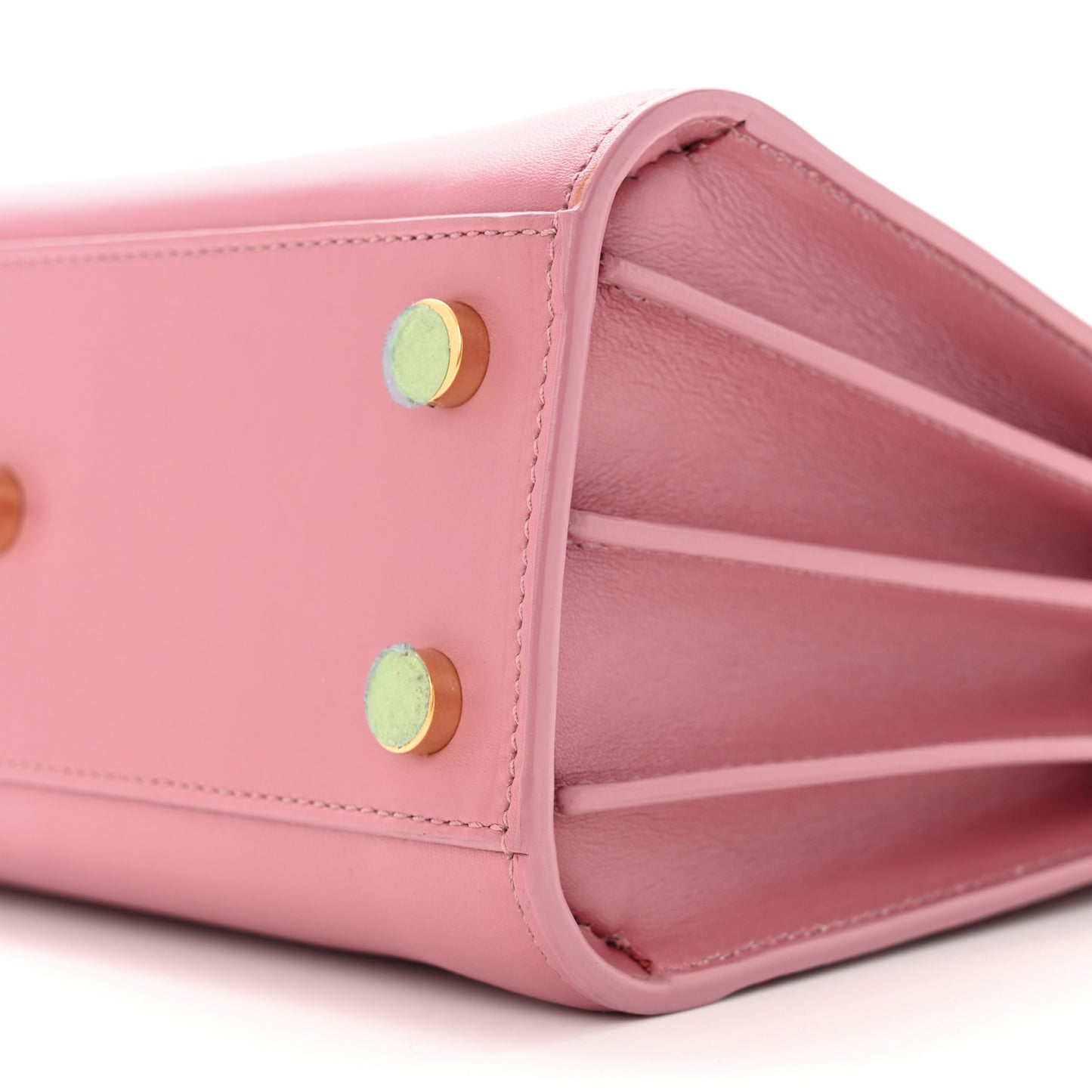Calfskin Nano Sac De Jour Rose Dark
