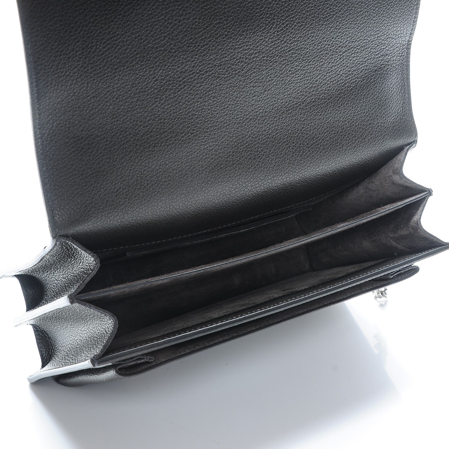Saint Laurent Grained Calfskin Medium Monogram Sunset Black 5 of 6