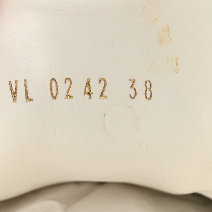 Louis Vuitton Denim Monogram Debossed Time Out Sneakers 38 Blue 7 of 9