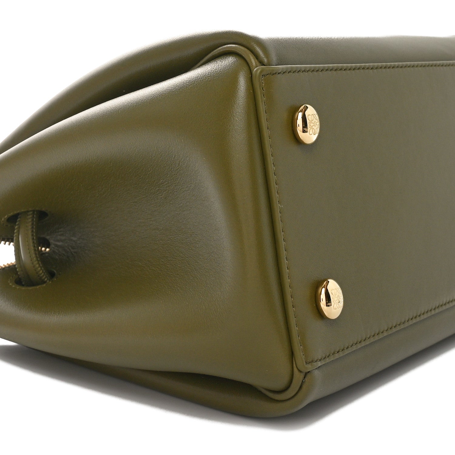 Loewe Supple Calfskin Small Madrid Bag Olive 8 of 9