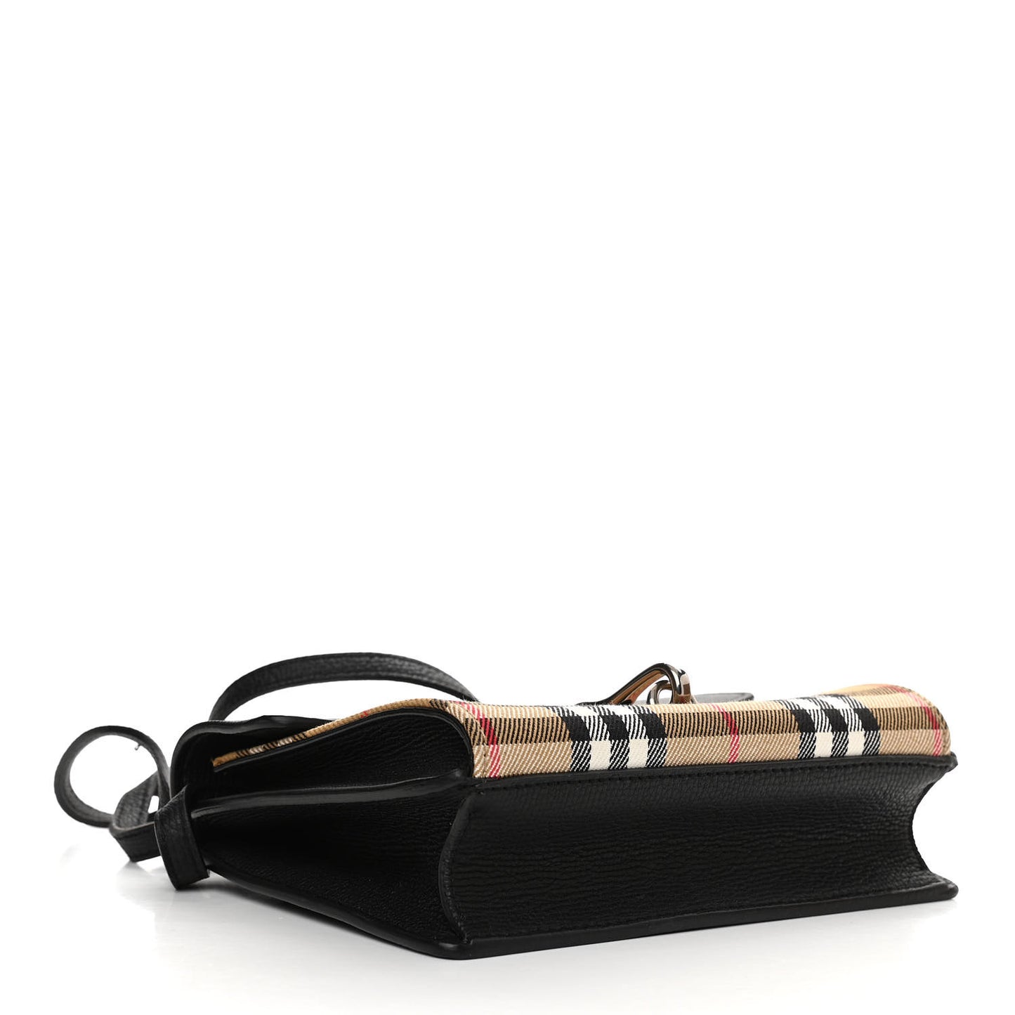 Derby Calfskin House Check Mini Macken Crossbody Bag Black