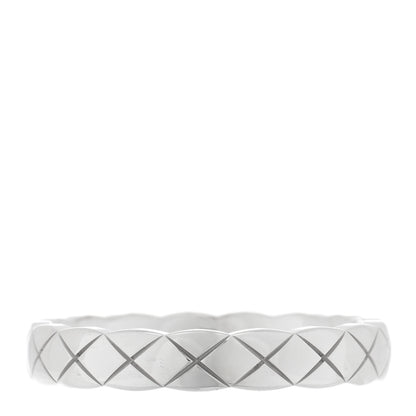 Chanel 18K White Gold Mini Coco Crush Ring 50 5.25 3 of 5