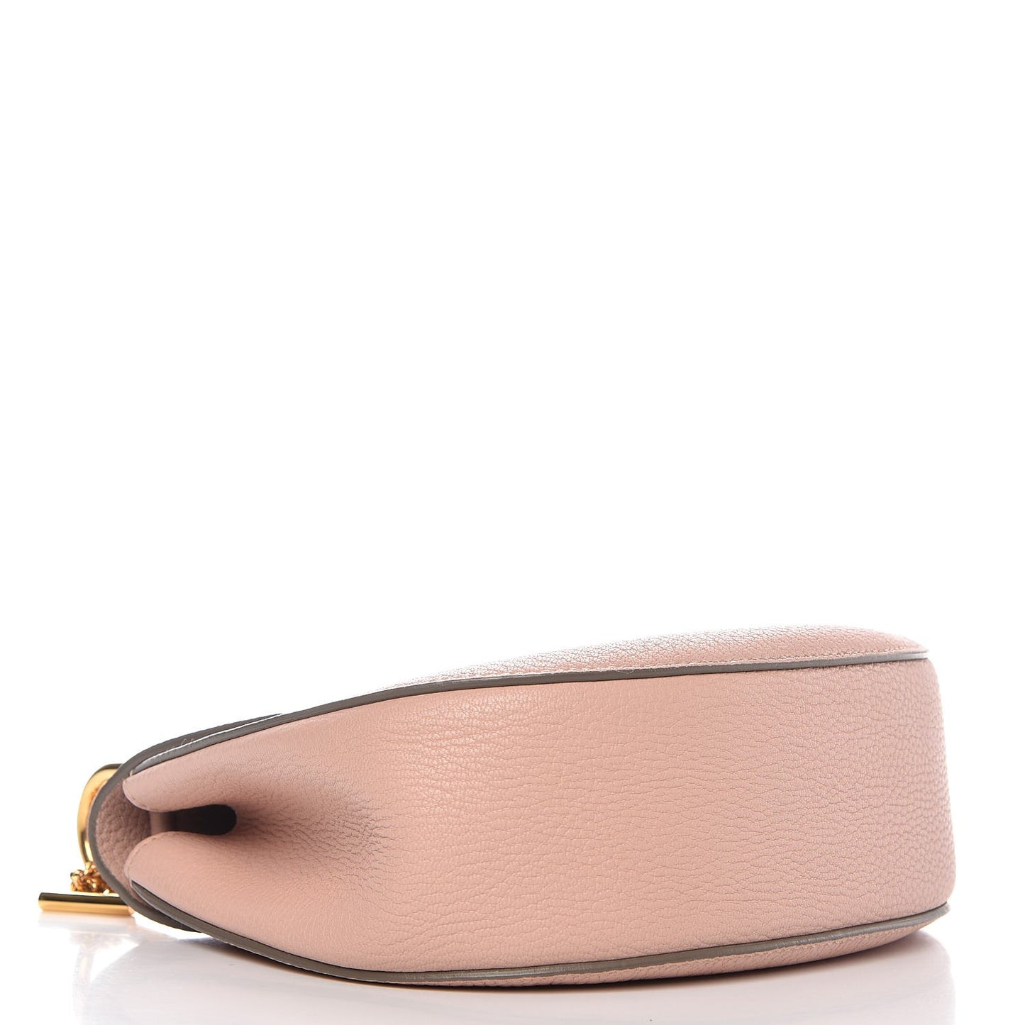 Grained Lambskin Drew Shoulder Bag Cement Pink