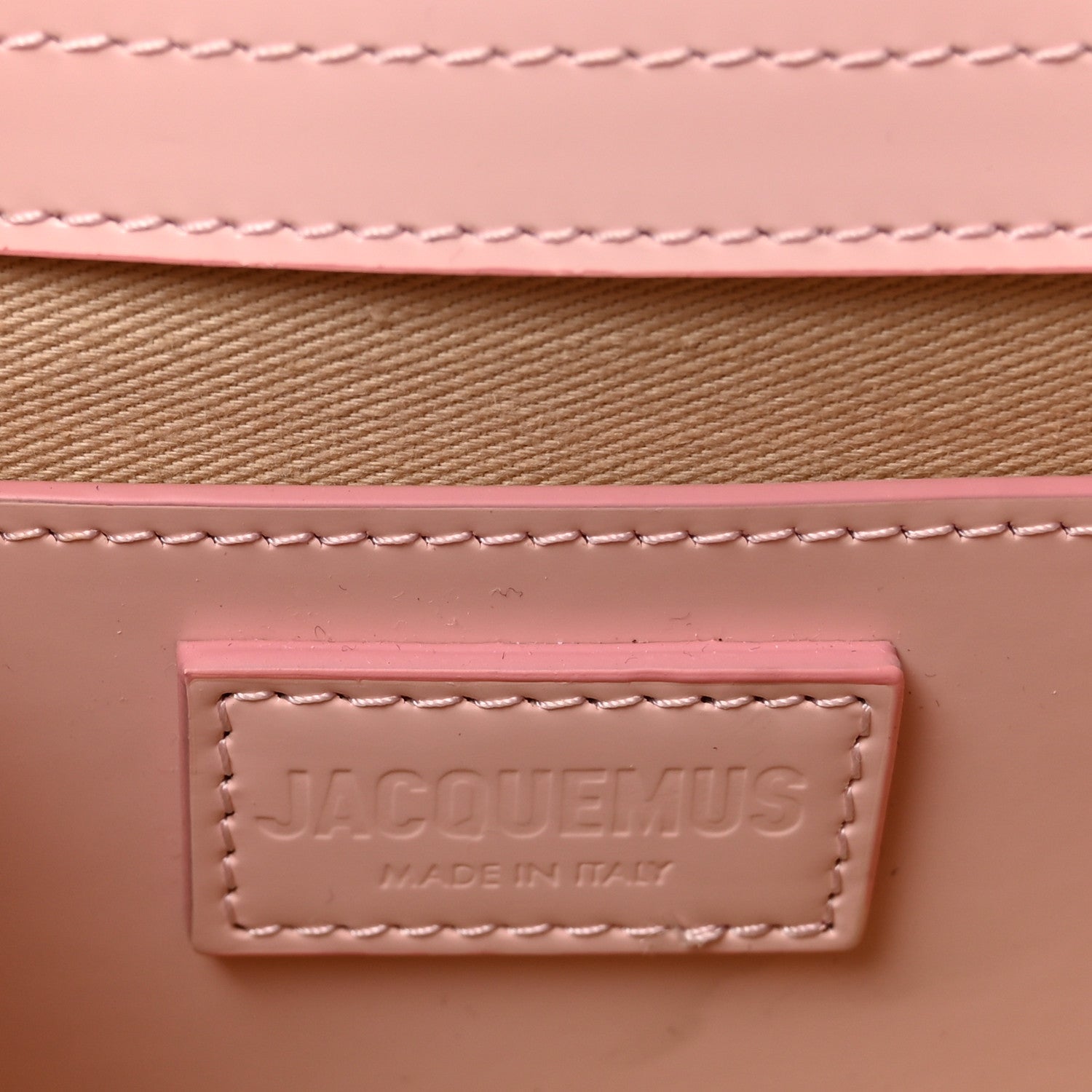 Jacquemus Glazed Calfskin Le Grand Bambino Pale Pink 5 of 8