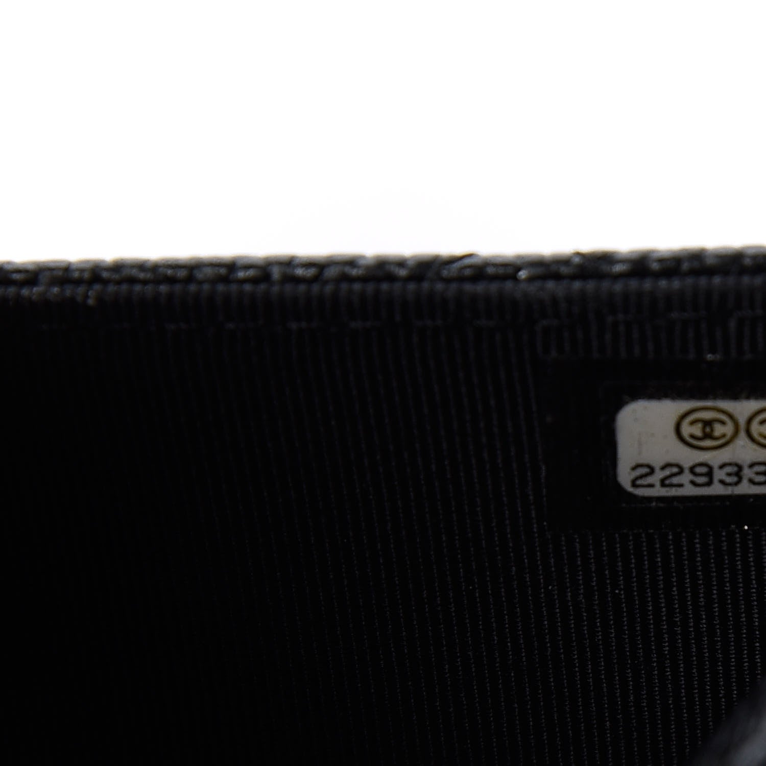 Chanel Caviar Quilted Wallet On Chain WOC Black 10 of 12
