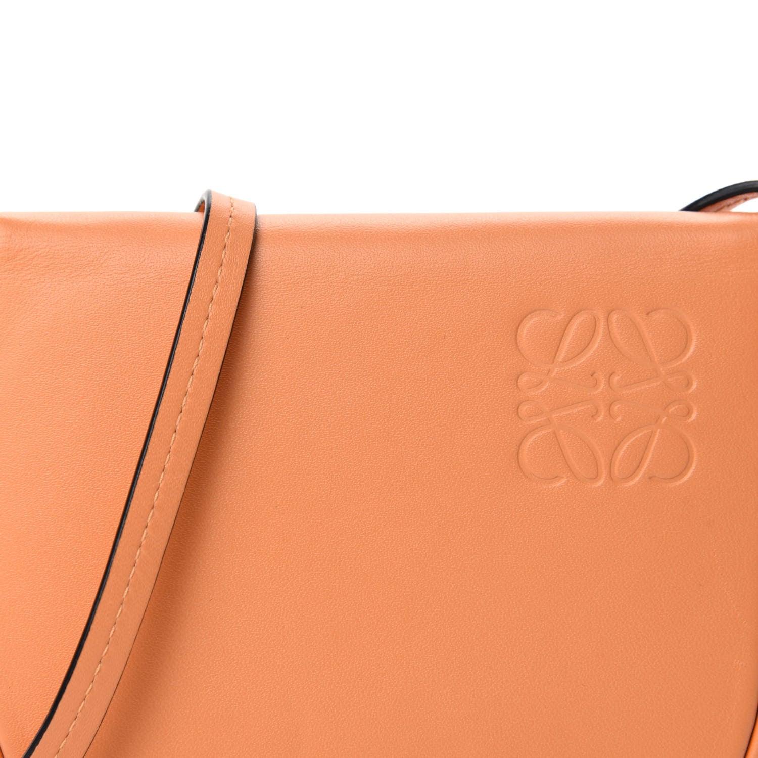 Loewe Soft Calfskin Small Heel Bag Apricot 10 of 11