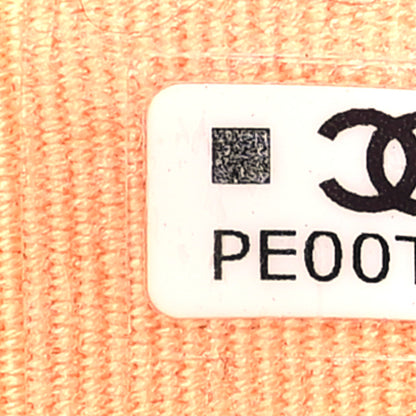 Chanel Lambskin Quilted Sunset Boulevard Pouch Case Coral Orange 8 of 10