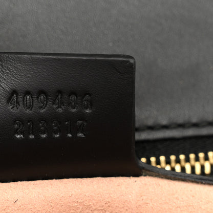 Gucci Guccissima Medium Padlock Shoulder Bag Black 7 of 12