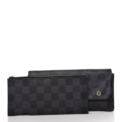 Louis Vuitton Damier Graphite Portefeuille Long Modulable Wallet 3 of 7
