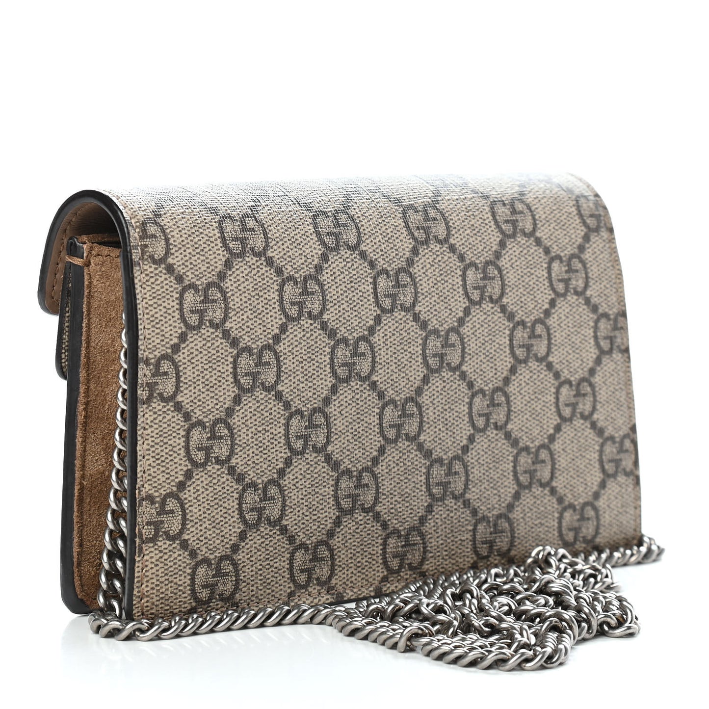 GG Supreme Monogram Super Mini Dionysus Shoulder Bag Taupe