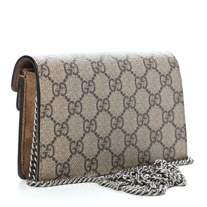 Gucci GG Supreme Monogram Super Mini Dionysus Shoulder Bag Taupe 3 of 9