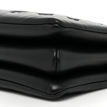 Louis Vuitton Lambskin Embossed Monogram Coussin PM Black 9 of 10