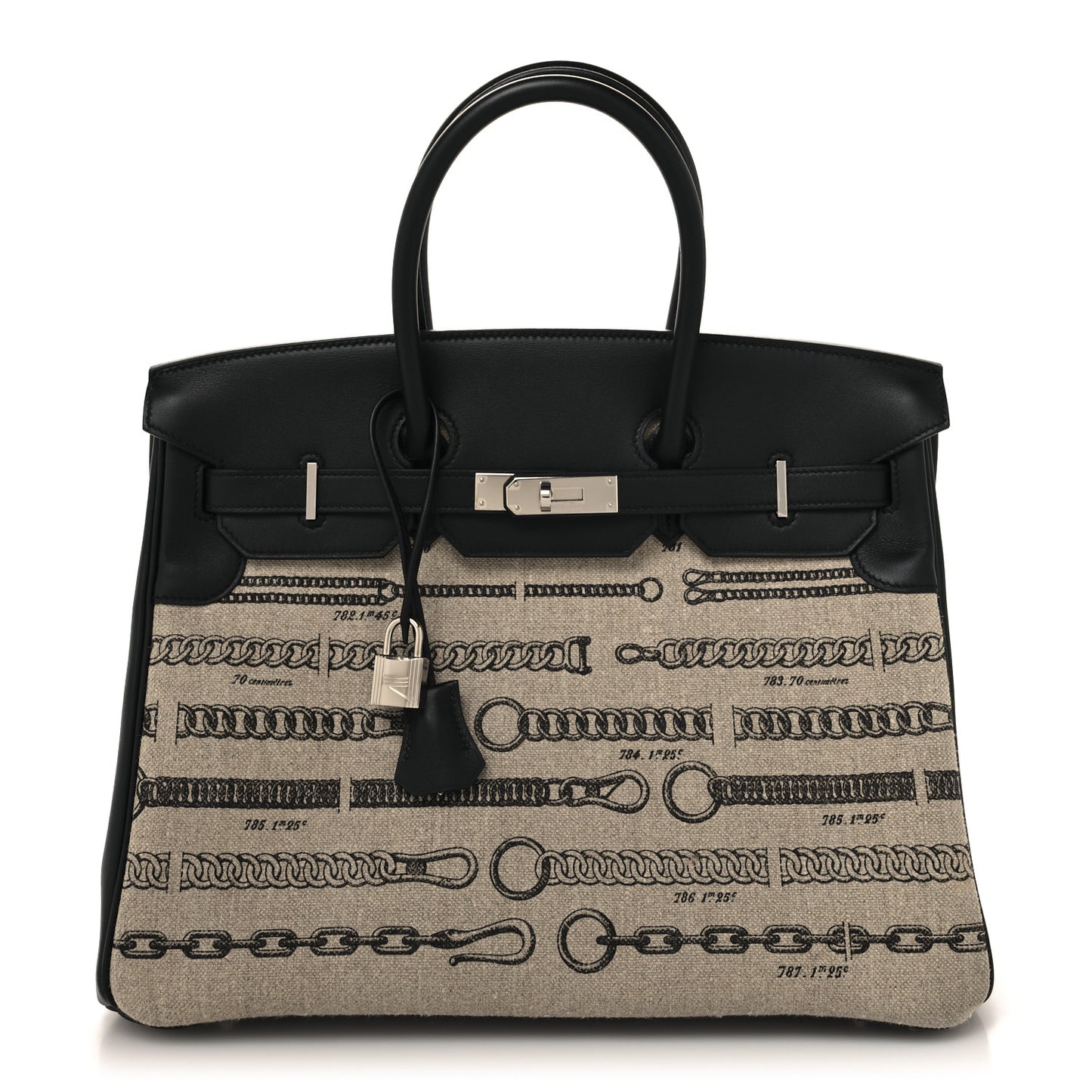 Swift Toile De Camp Dechainee Birkin 35 Black