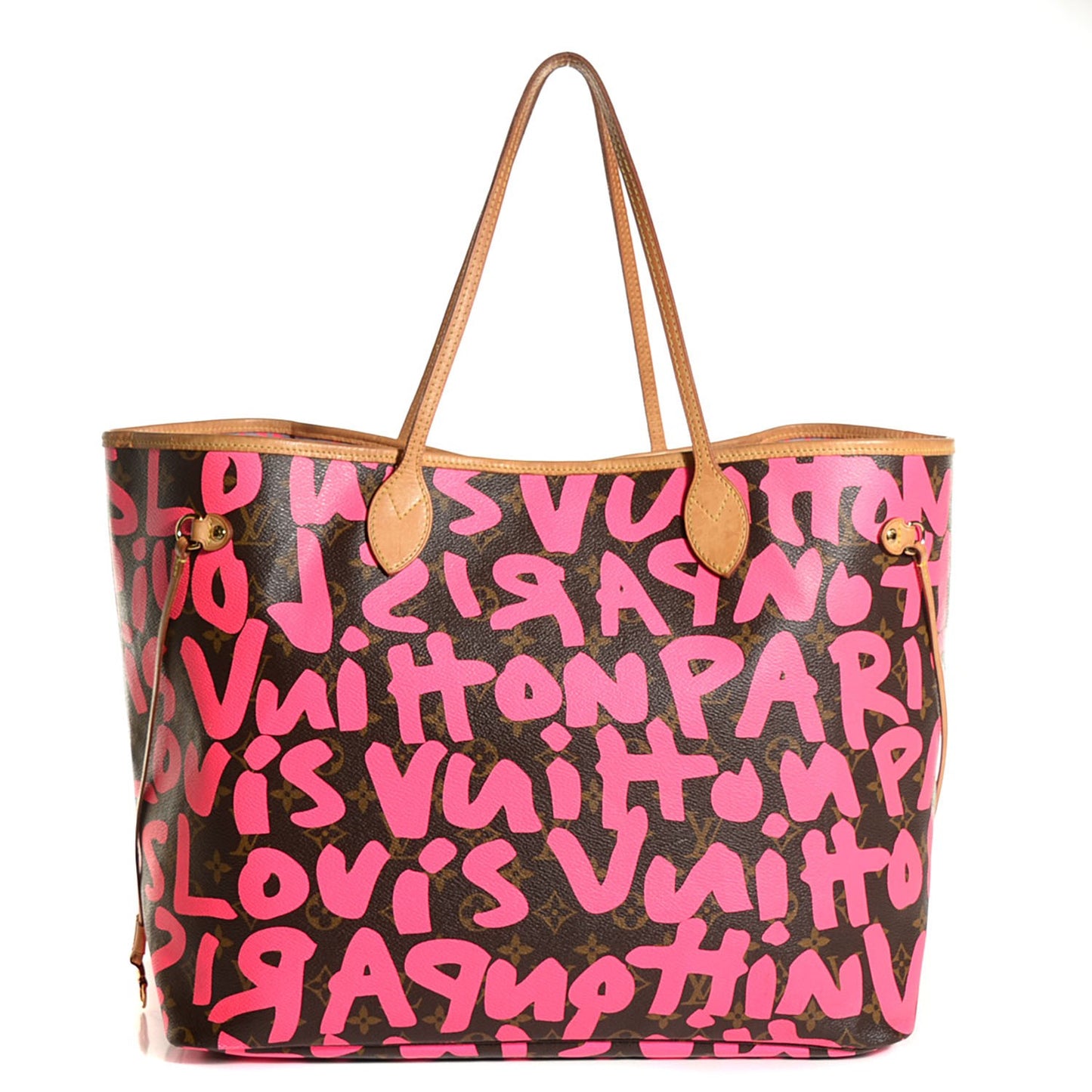 Monogram Graffiti Neverfull GM Fuchsia