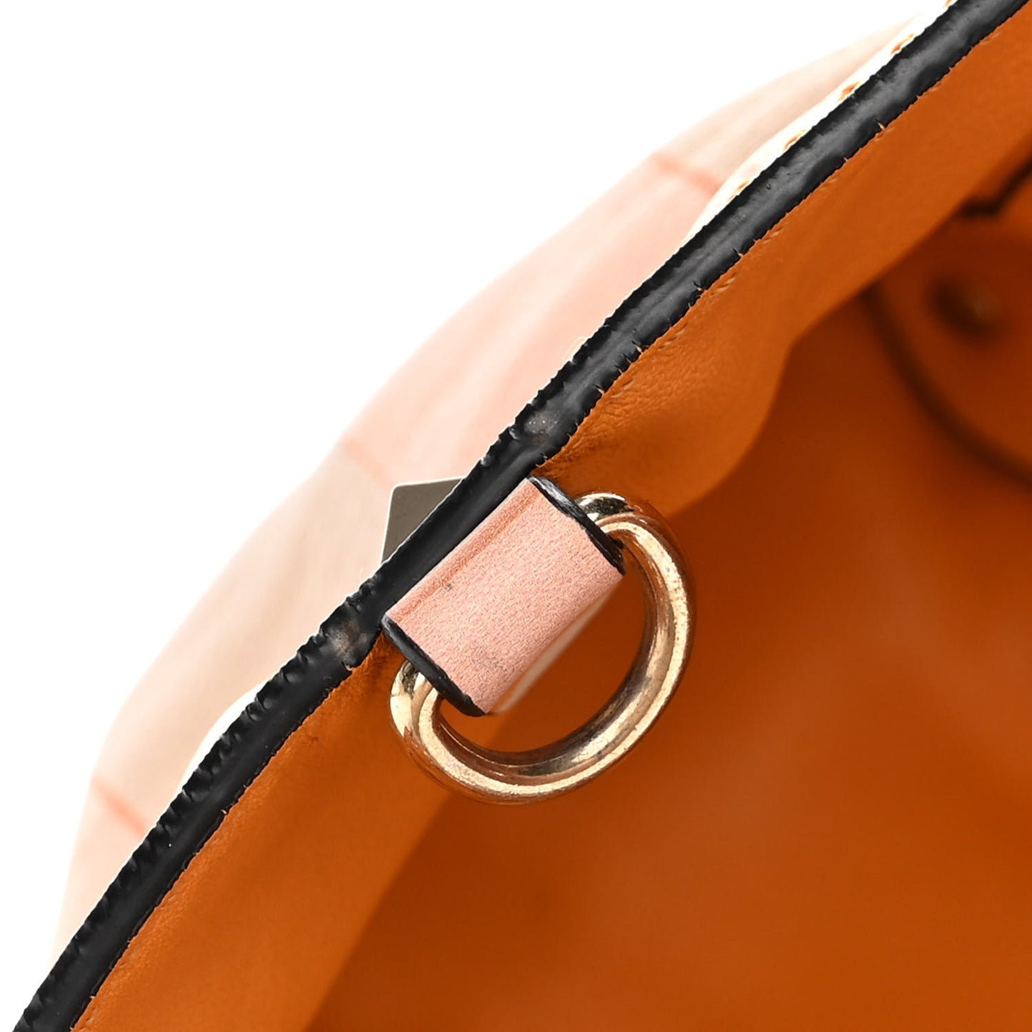 Vitello Native Couture 1975 Mini Rockstud Tote Mandarin Sorbet