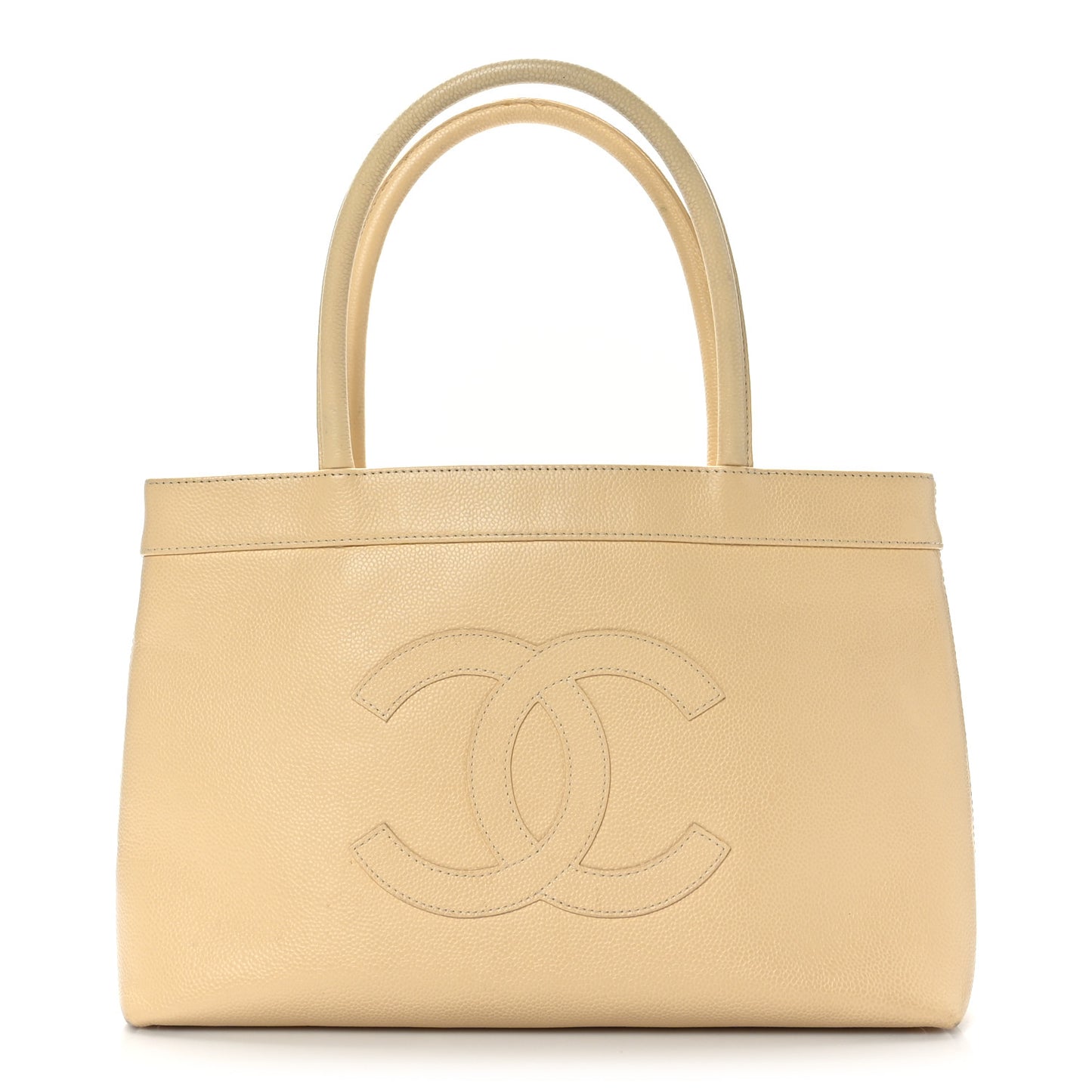 Caviar CC Tote Beige Clair