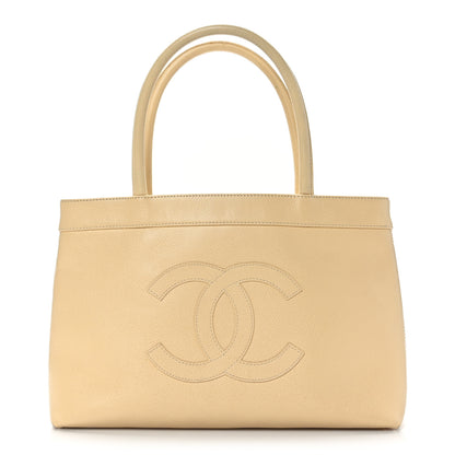 Chanel Caviar CC Tote Beige Clair 1 of 10