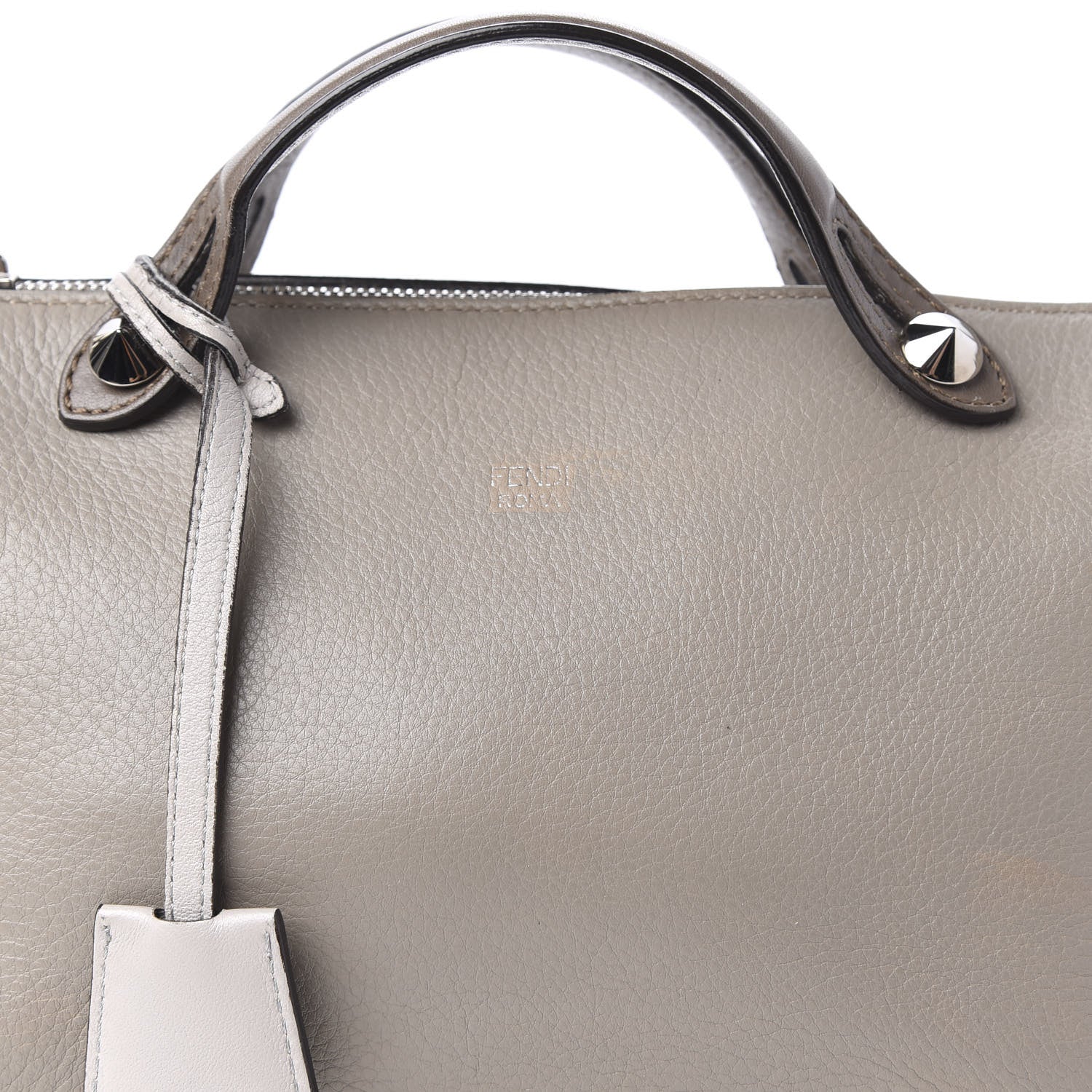 Fendi Vitello Dolce Medium By The Way Boston Bag Tortora Seppia 10 of 10