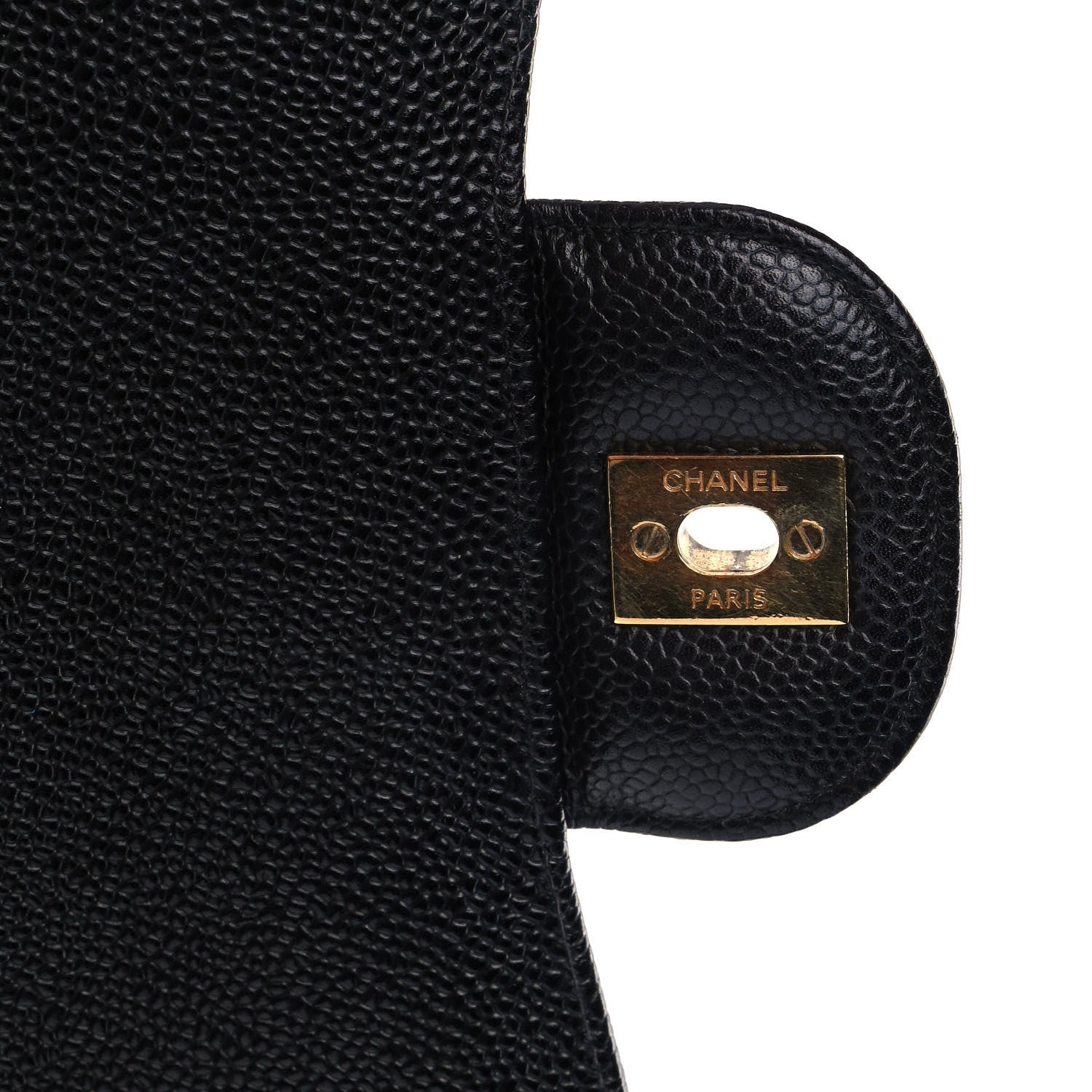 Chanel Caviar Quilted Jumbo Double Flap Black 9 of 11