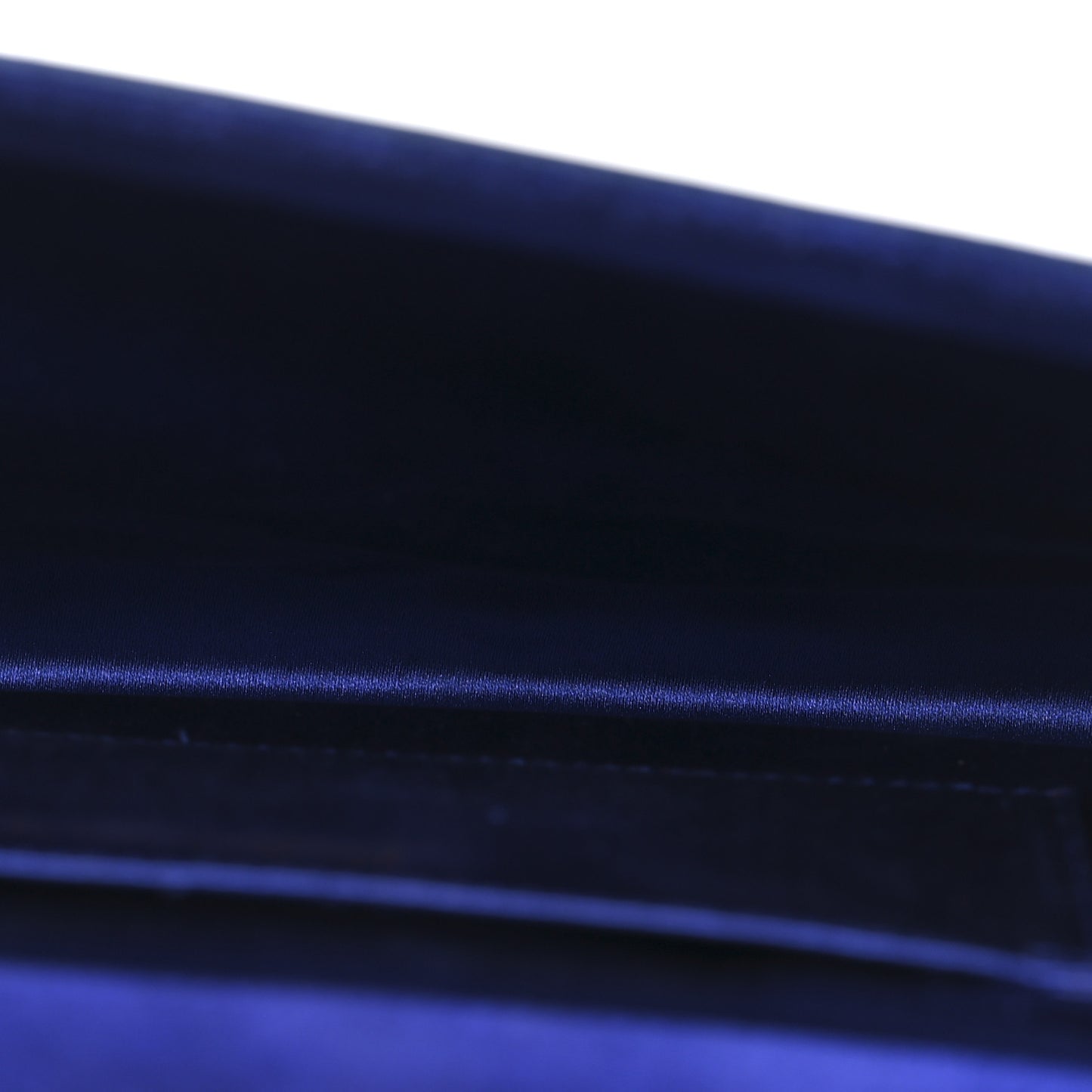 Patent Calfskin Monogram Large Belle De Jour Clutch Royal Blue