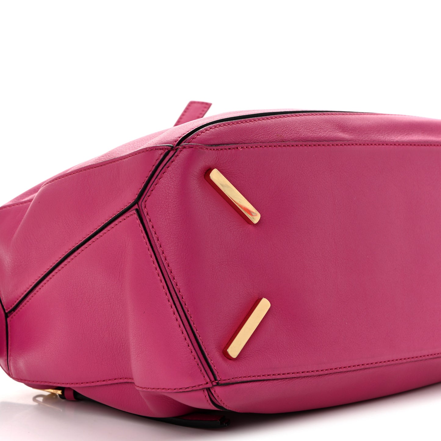 Calfskin Medium Puzzle Bag Fuchsia