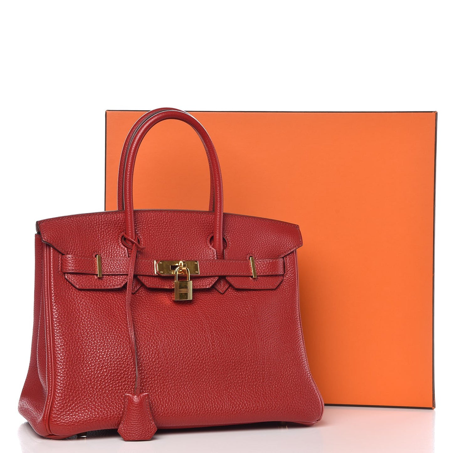 Togo Birkin 30 Rouge Garance
