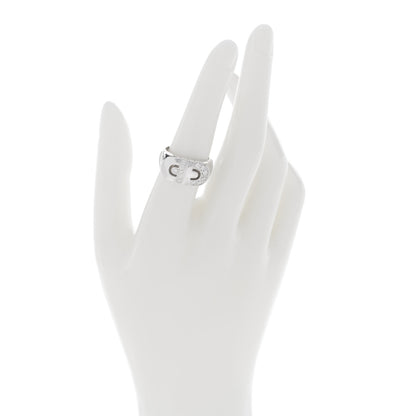 Bulgari 18K White Gold Diamond Parentesi Ring 53 6.5 2 of 5