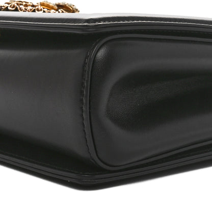 Dolce & Gabbana Calfskin Large Devotion Crossbody Bag Black 9 of 10