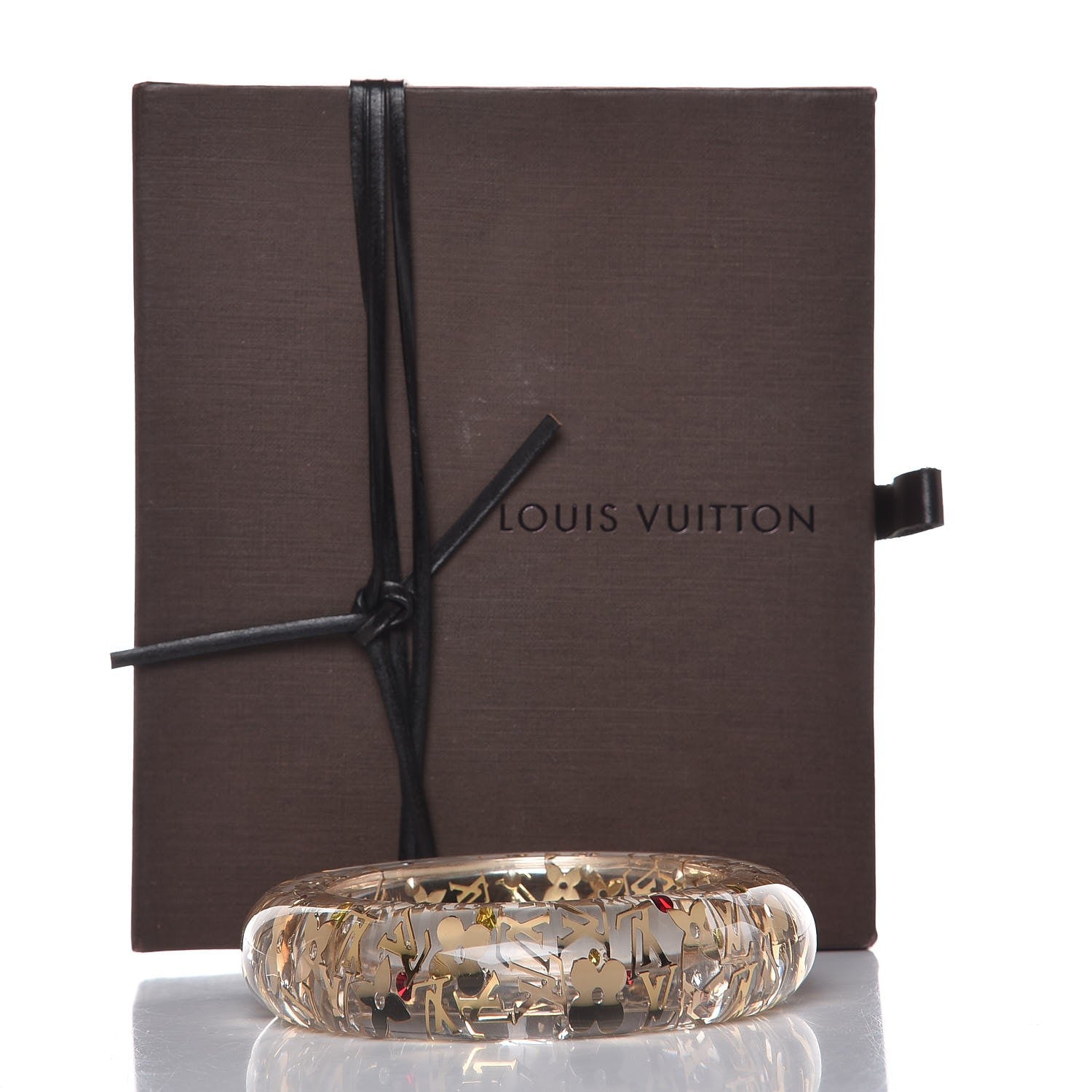 Louis Vuitton Resin Swarovski Medium Inclusion Bracelet GM Transparent 4 of 4