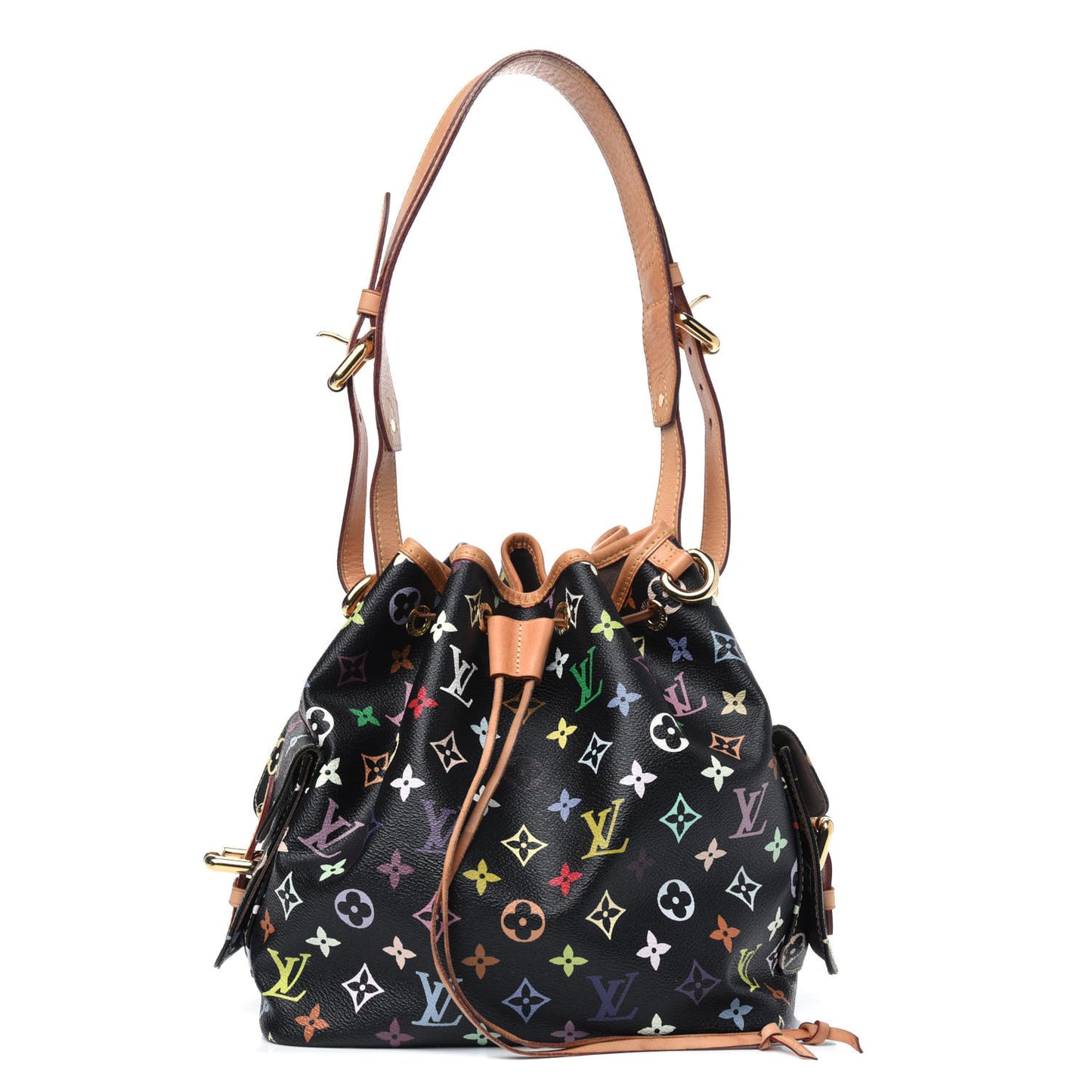 Monogram Multicolor Petit Noe Black