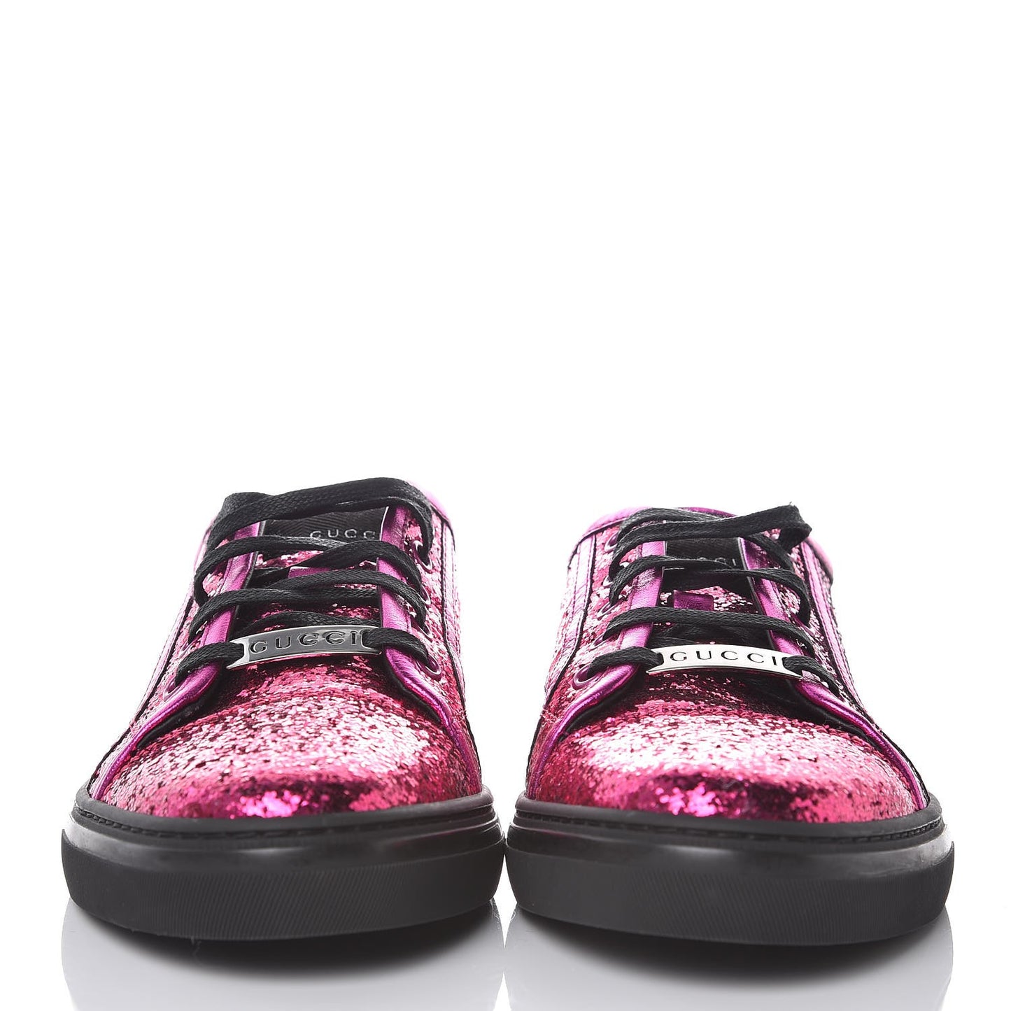 Nappa Glitter Galactica Sneakers 41.5 Fuchsia