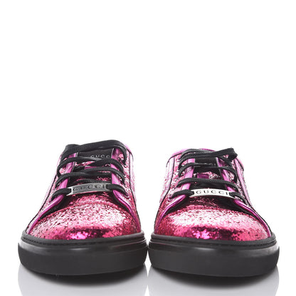 Gucci Nappa Glitter Galactica Sneakers 41.5 Fuchsia 2 of 11