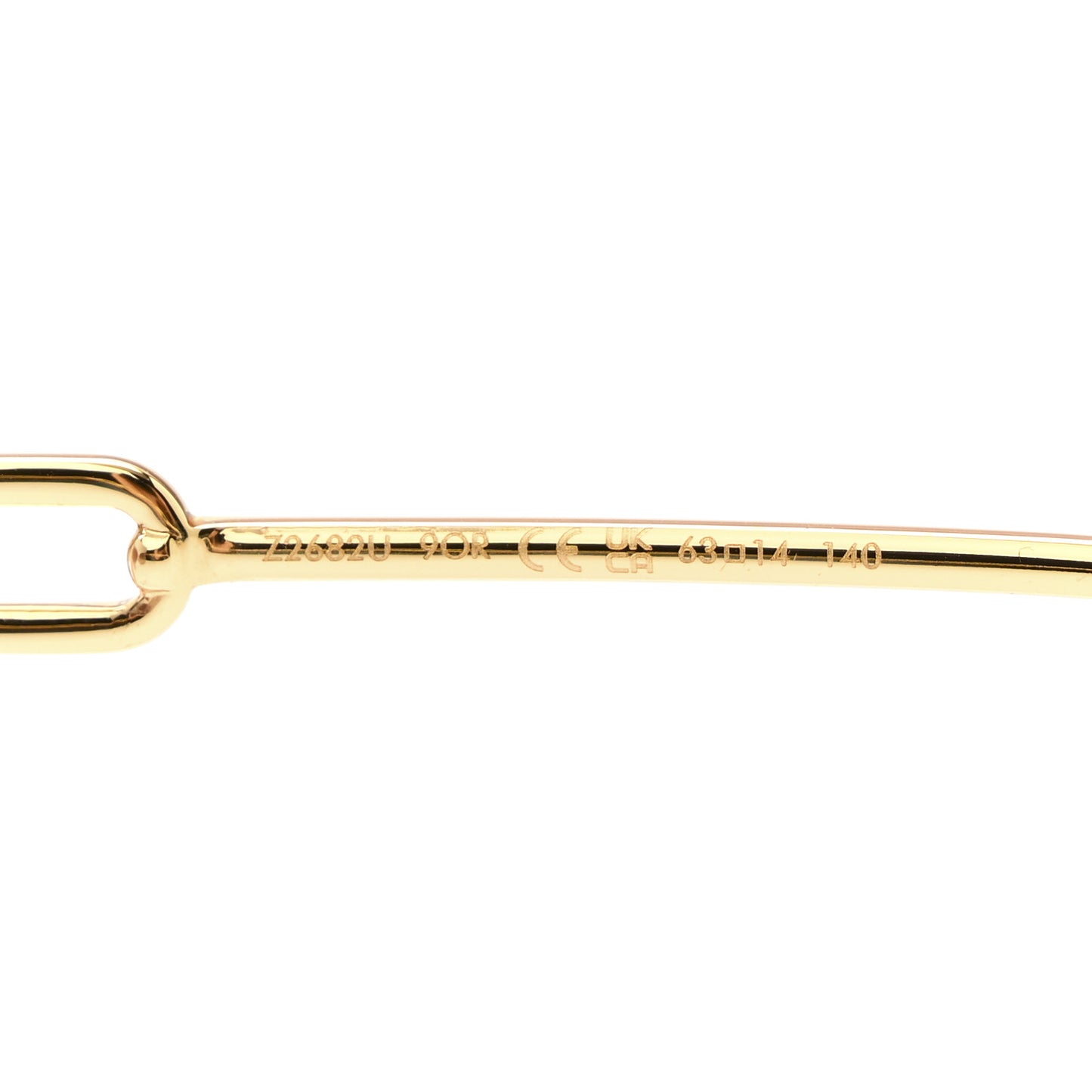 Metal My LV Chain Sunglasses Z2682U Gold