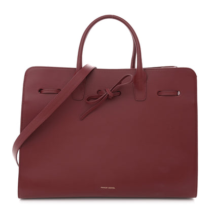 Mansur Gavriel Calfskin Large Sun Bag Rococo 1 of 12