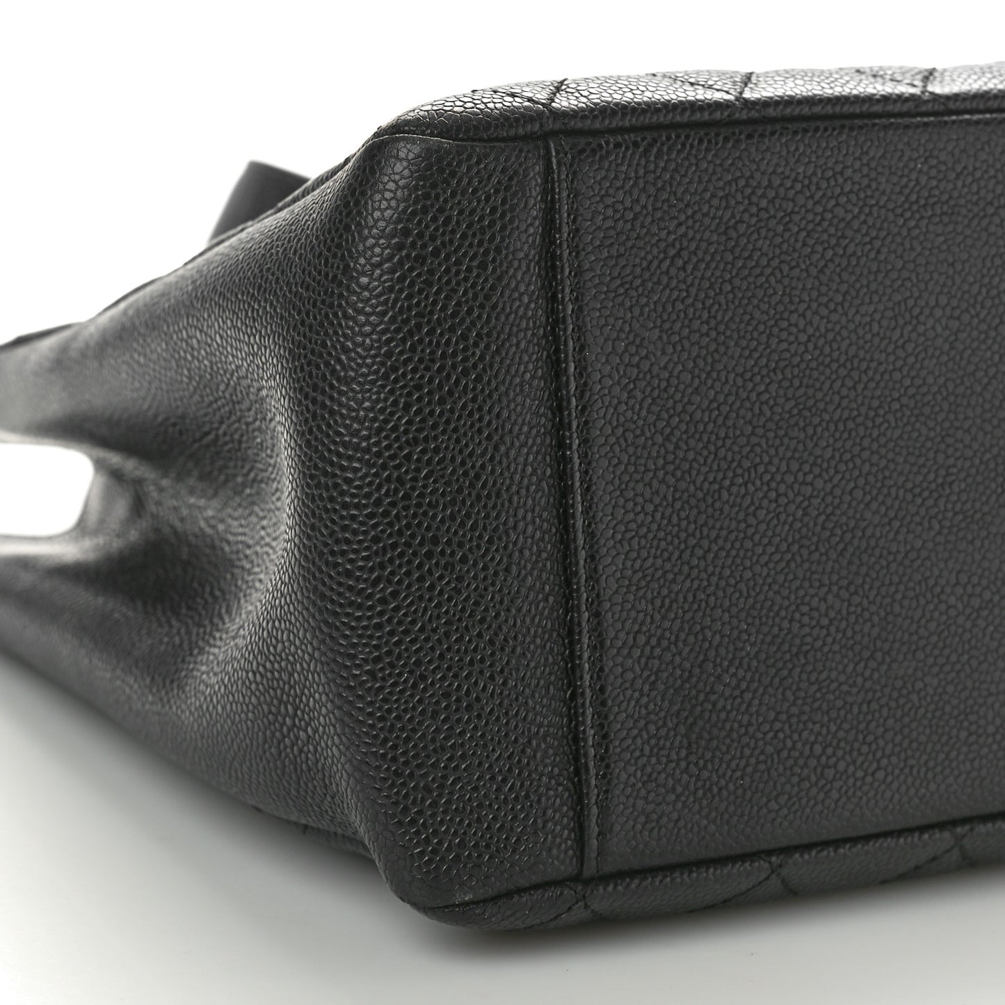 Caviar Quilted Grand Shopping Tote GST Black