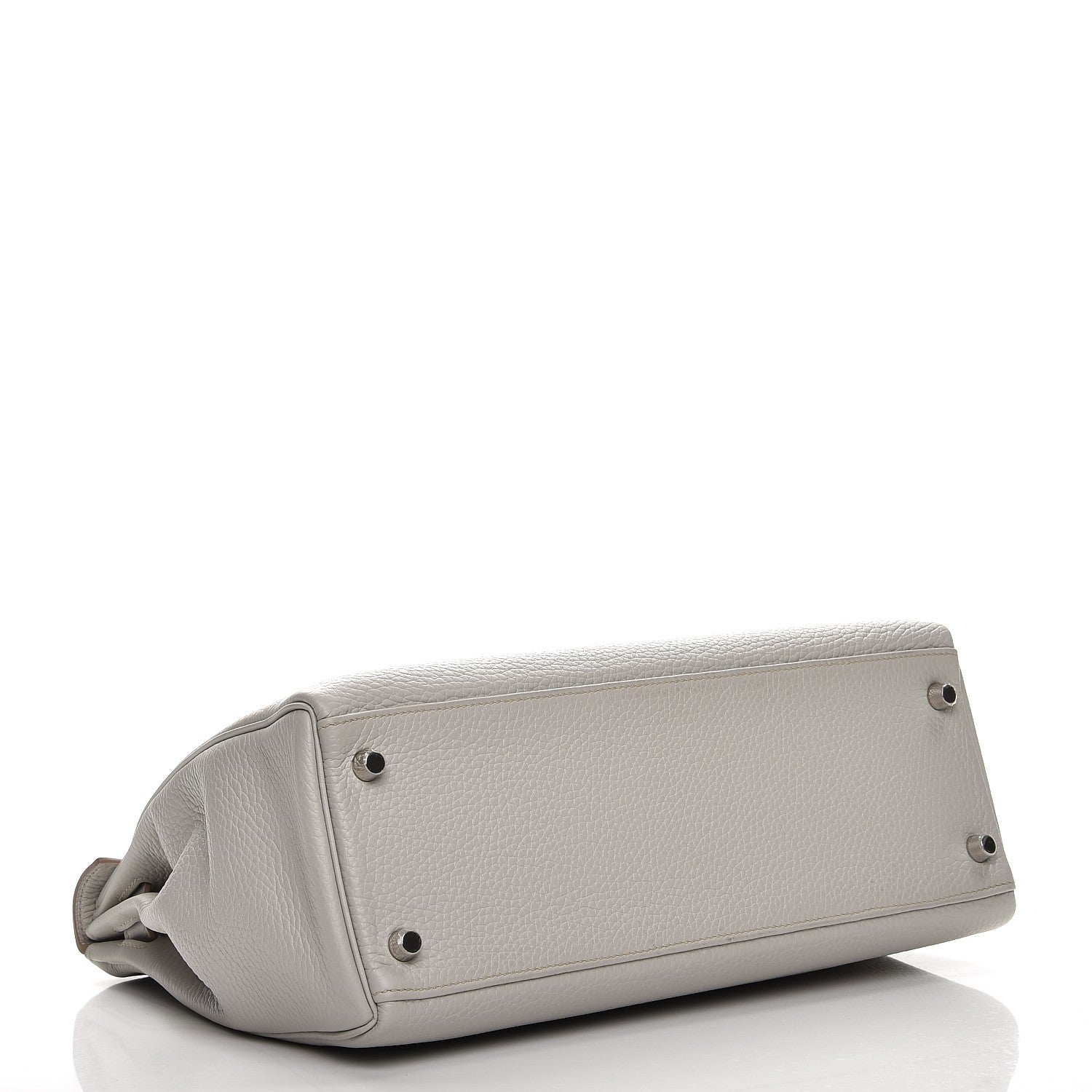Hermes Taurillon Clemence Kelly Retourne 32 Gris Perle 5 of 33
