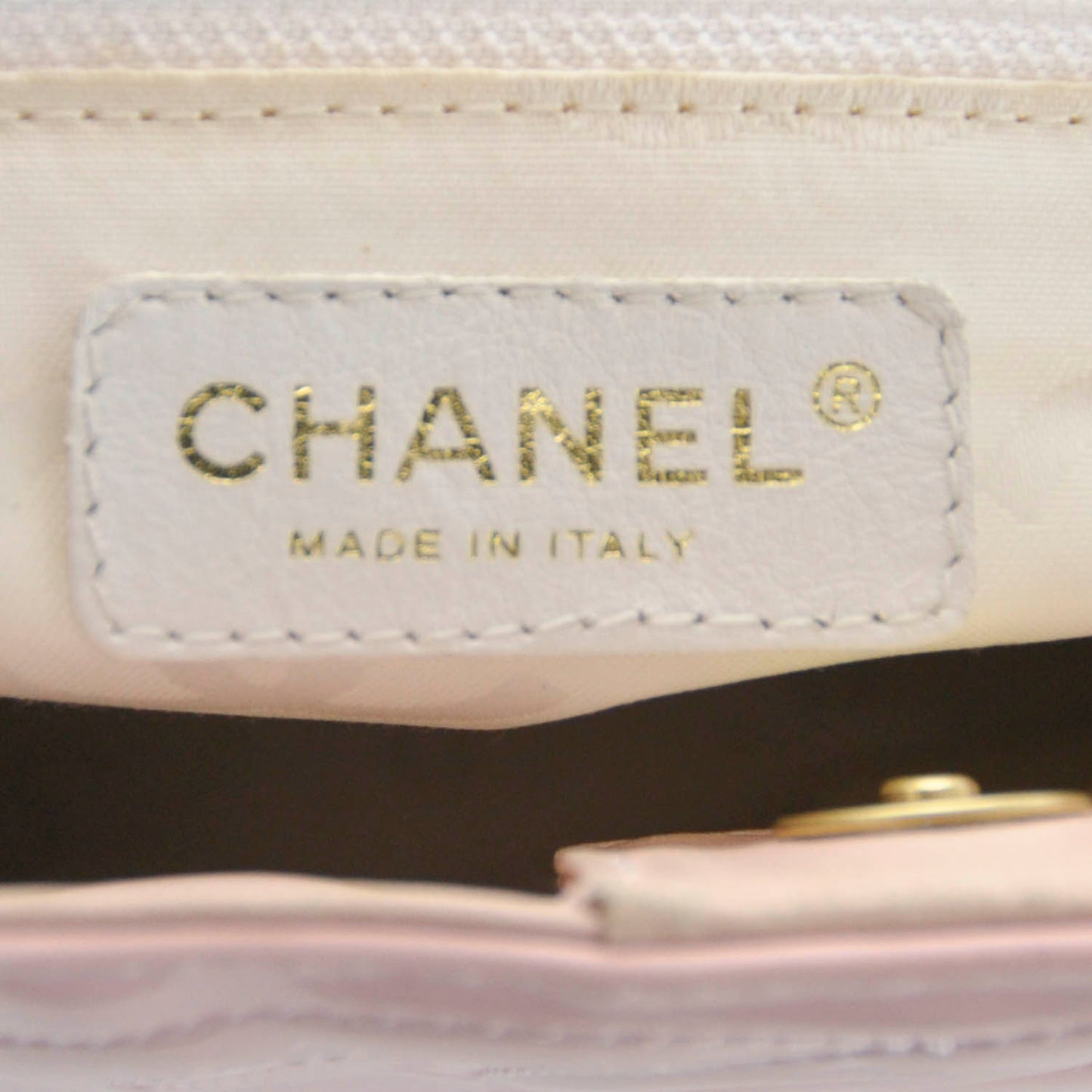 Patent CC Tote Pink