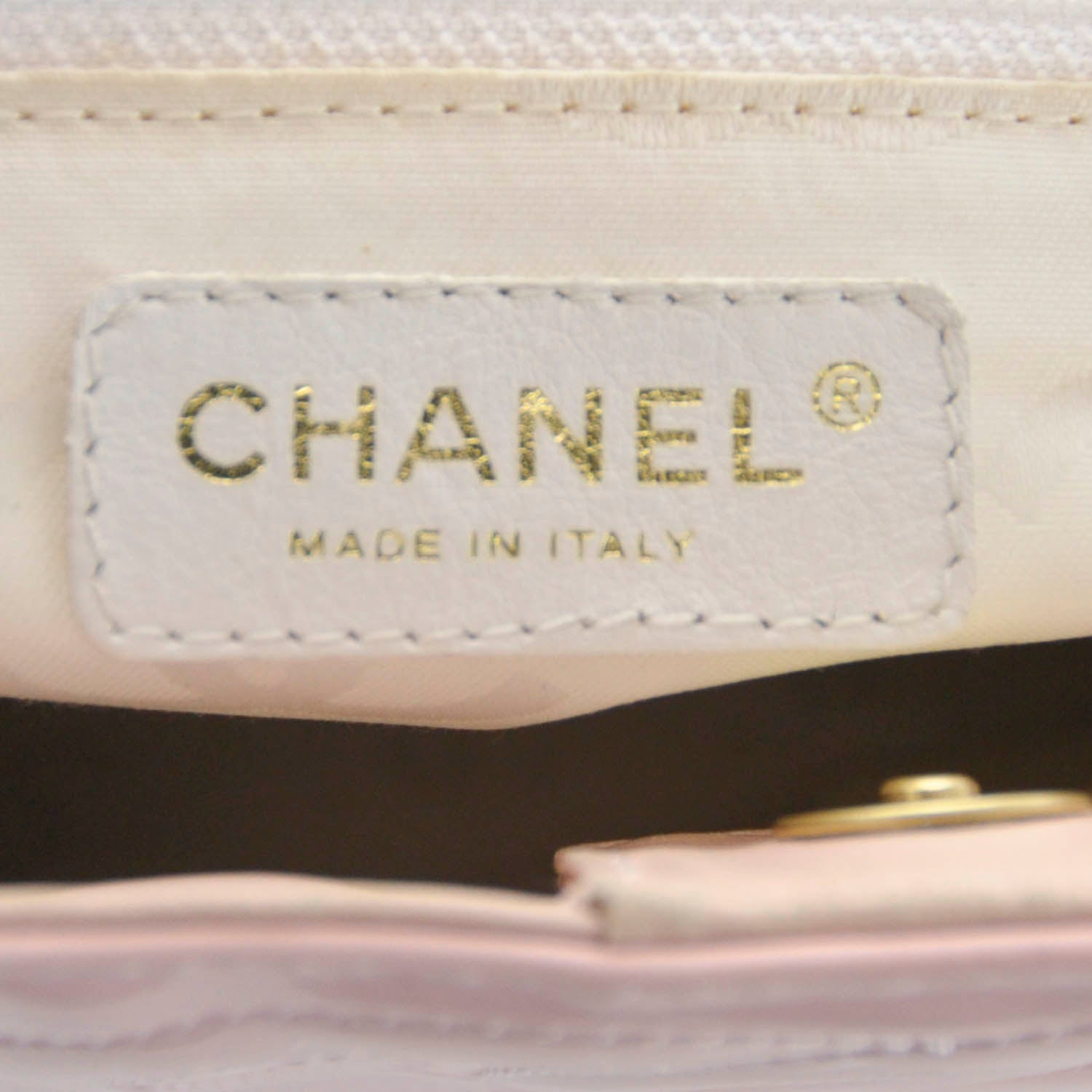 Chanel Patent CC Tote Pink 8 of 9