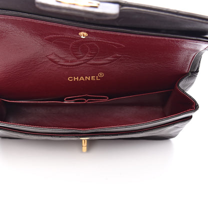 Chanel Lambskin Quilted Medium Double Flap Black 5 of 15