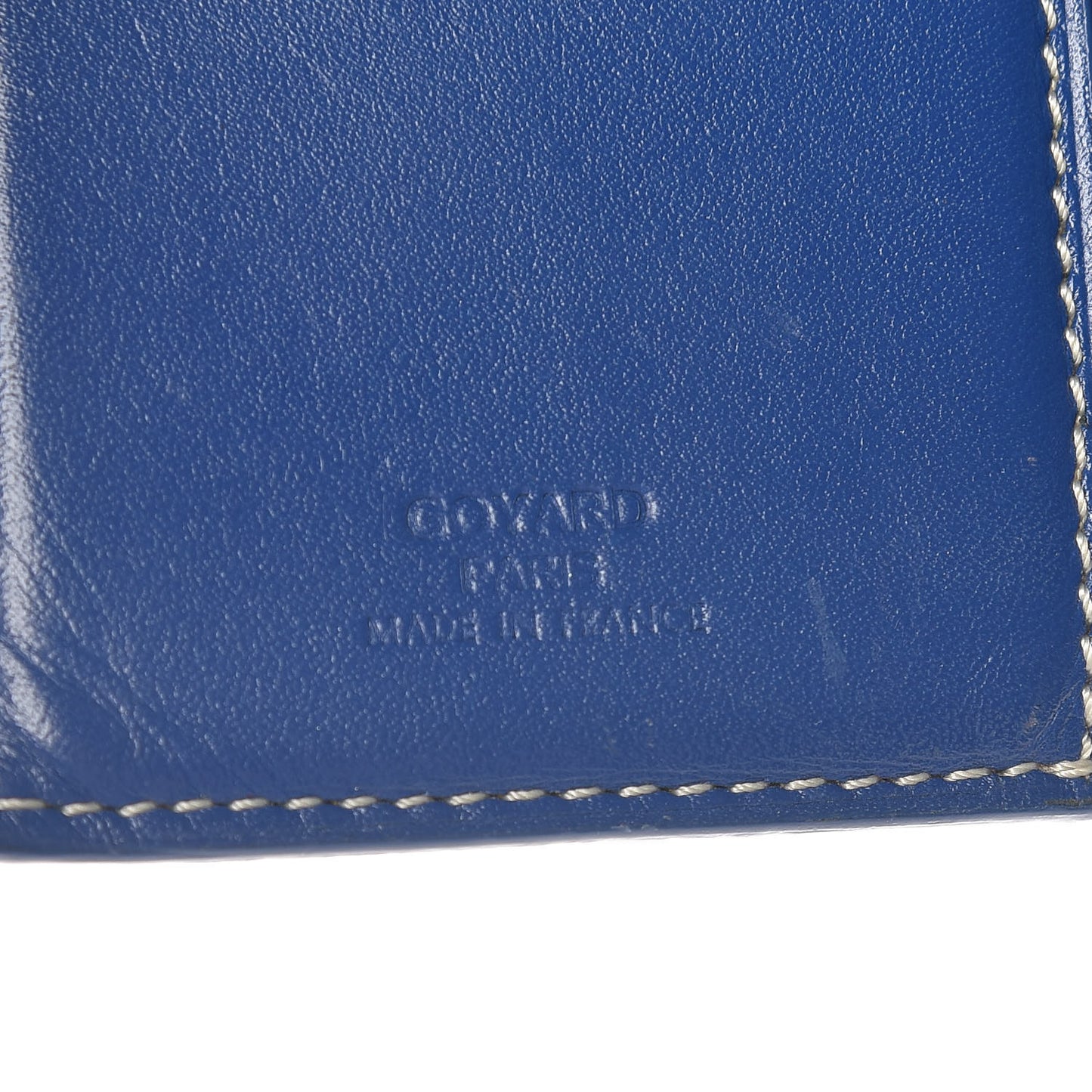 Chevron Bifold Wallet Navy