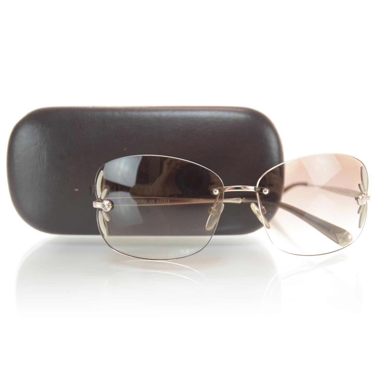 Louis Vuitton Lily Glitter Sunglasses Dark Grey 7 of 7