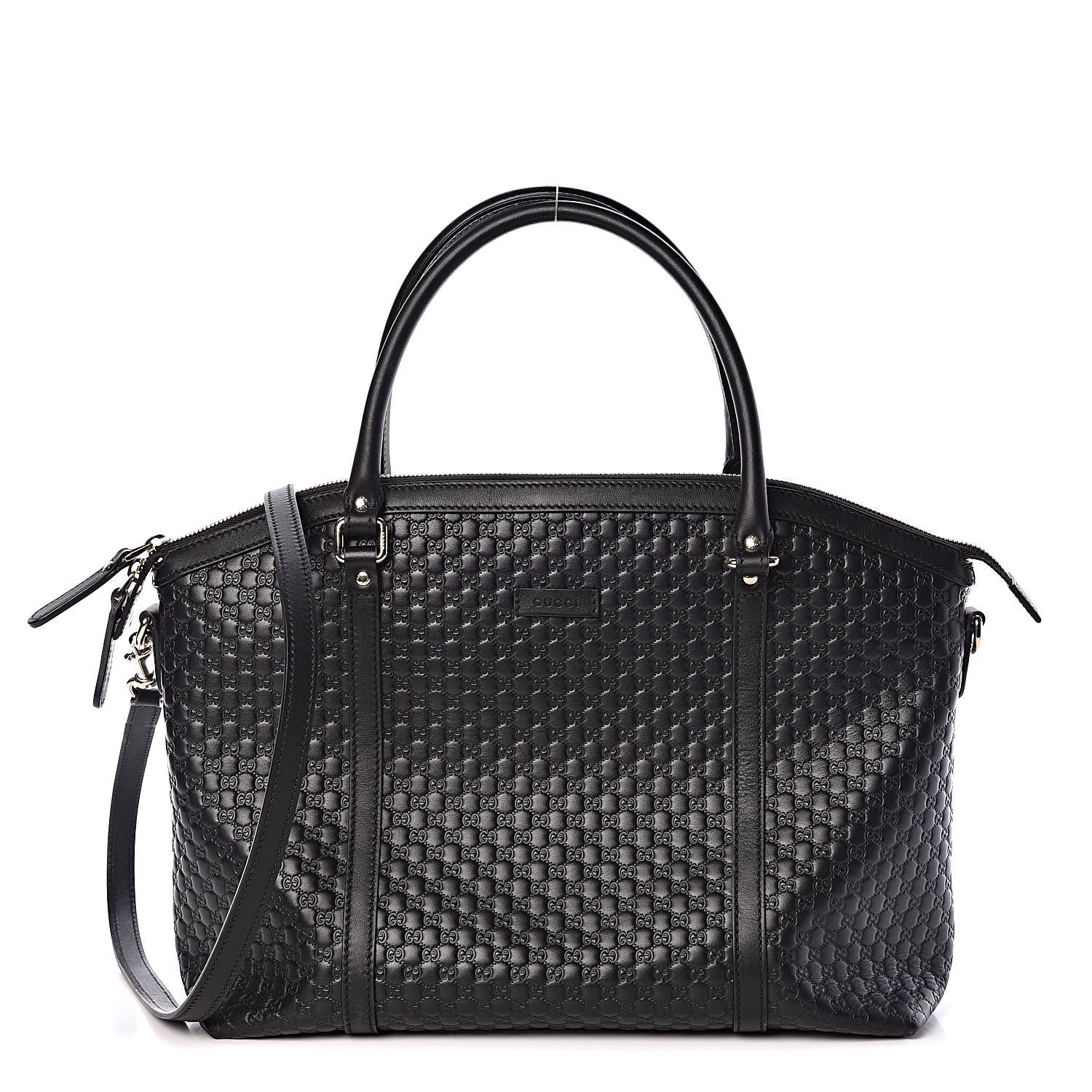 Gucci Soft Microguccissima Dome Satchel Black 1 of 9