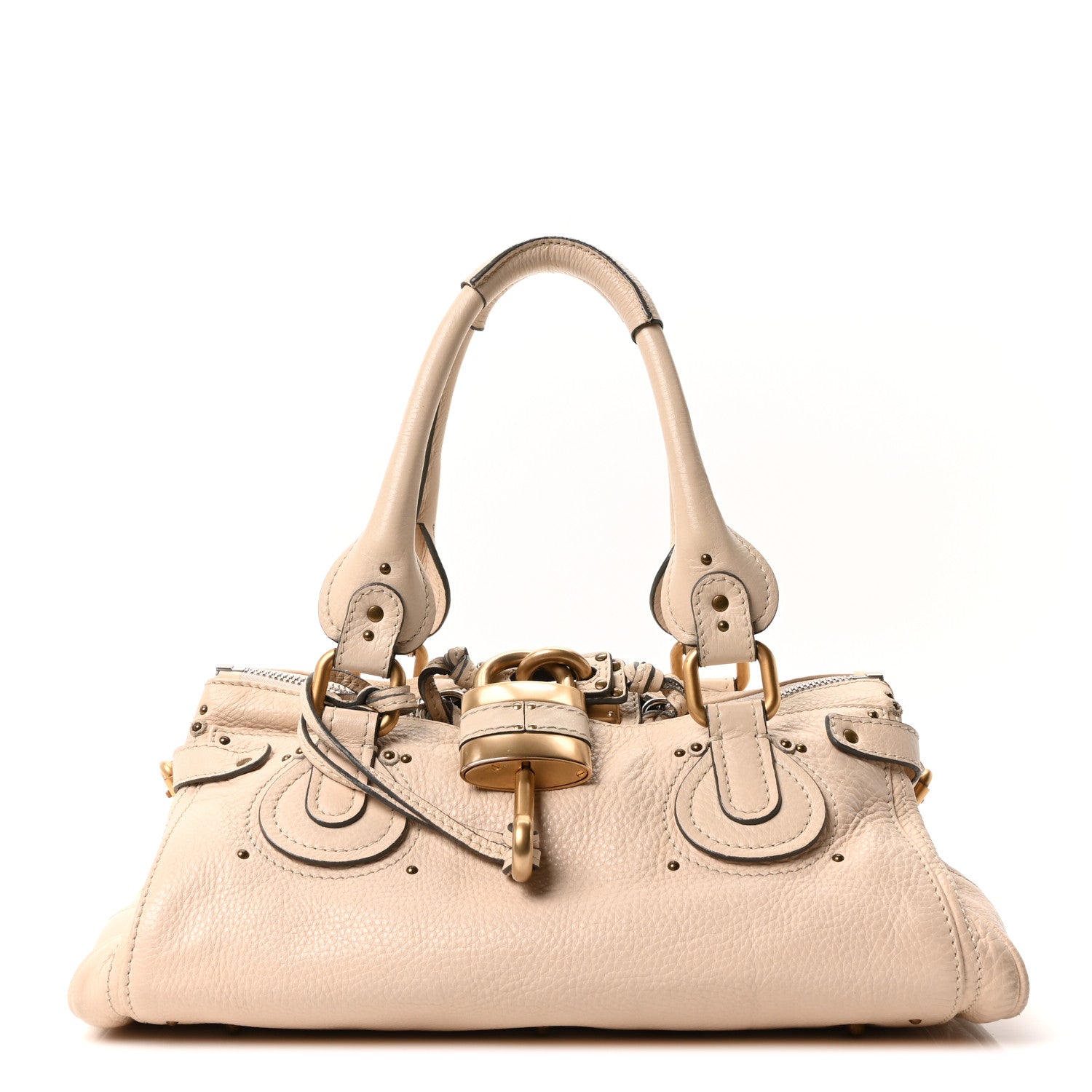 Chloe Calfskin Medium Paddington Satchel Ivory 1 of 11