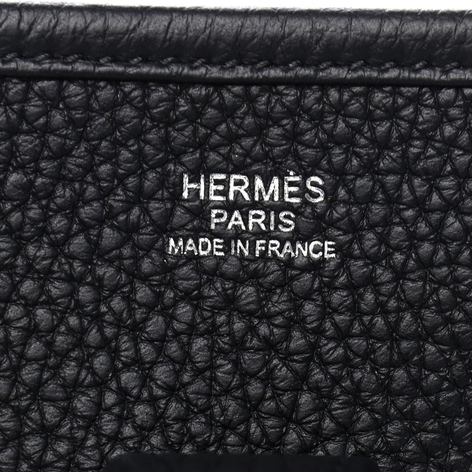 Hermes Taurillon Clemence Evelyne III PM Black 6 of 9