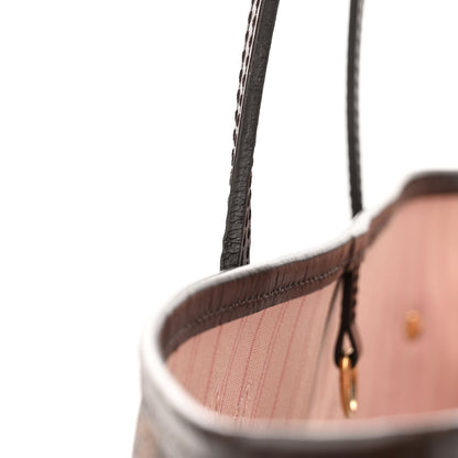 Louis Vuitton Damier Ebene Neo Neverfull MM Rose Ballerine 13 of 15
