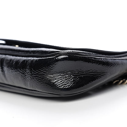 Gucci Patent Medium Soho Flap Crossbody Black 8 of 9