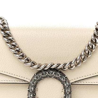 Gucci Textured Calfskin Crystal Mini Dionysus Shoulder Bag Mystic White 8 of 12